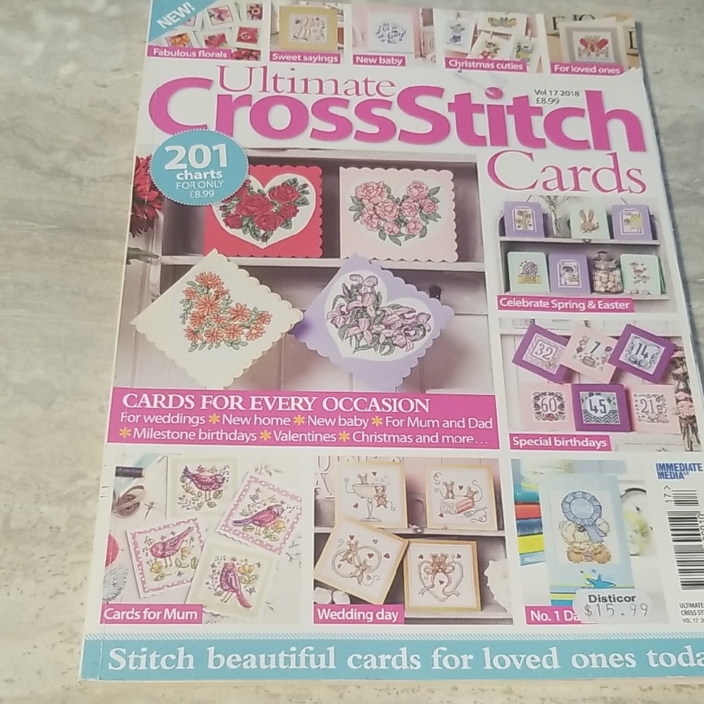 Ultimate Cross Stitch Cards Magazine 2018 Cards For All Occasions